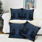 Kikorangi Maori Ta Moko Poutama Art Pillow Cover - Aussie Hoodie