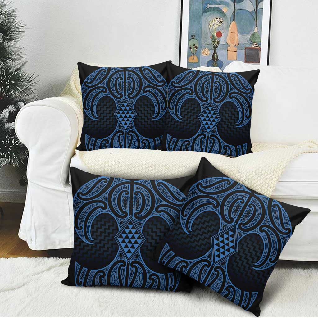 Kikorangi Maori Ta Moko Poutama Art Pillow Cover - Aussie Hoodie