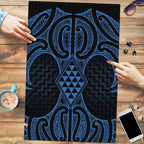 Kikorangi Maori Ta Moko Poutama Art Puzzle - Aussie Hoodie
