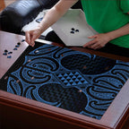 Kikorangi Maori Ta Moko Poutama Art Puzzle - Aussie Hoodie