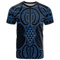 Kikorangi Maori Ta Moko Poutama Art T Shirt