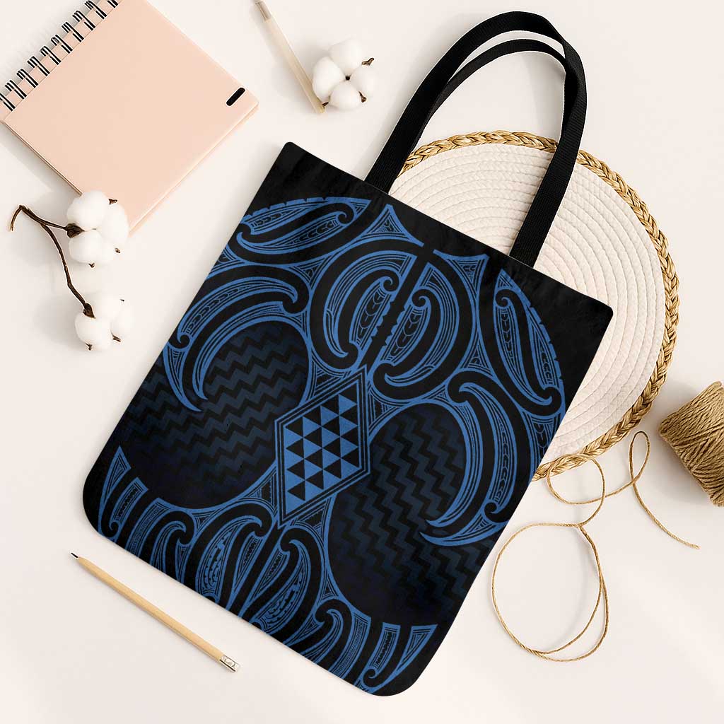 Kikorangi Maori Ta Moko Poutama Art Tote Bag - Aussie Hoodie