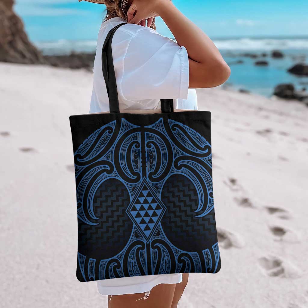 Kikorangi Maori Ta Moko Poutama Art Tote Bag - Aussie Hoodie
