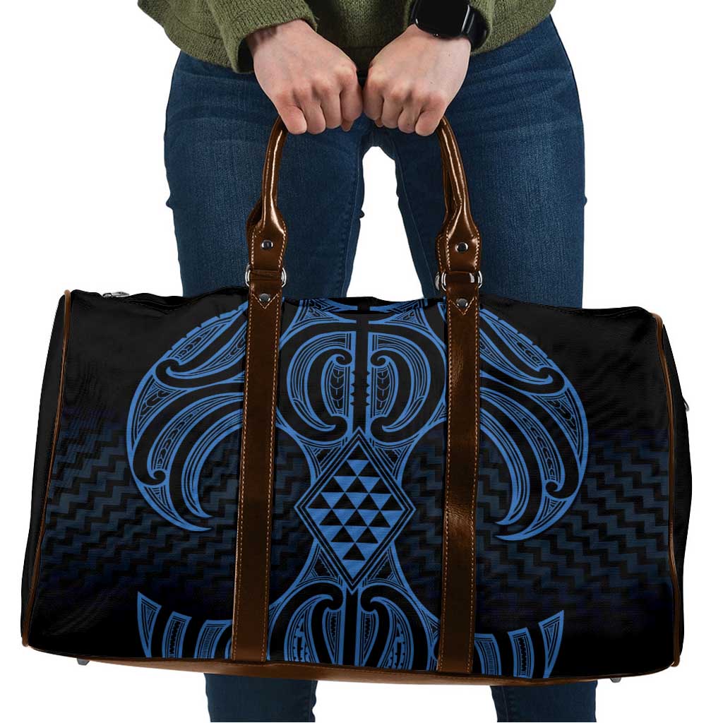 Kikorangi Maori Ta Moko Poutama Art Travel Bag - Aussie Hoodie