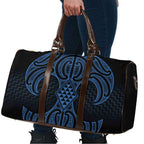Kikorangi Maori Ta Moko Poutama Art Travel Bag - Aussie Hoodie