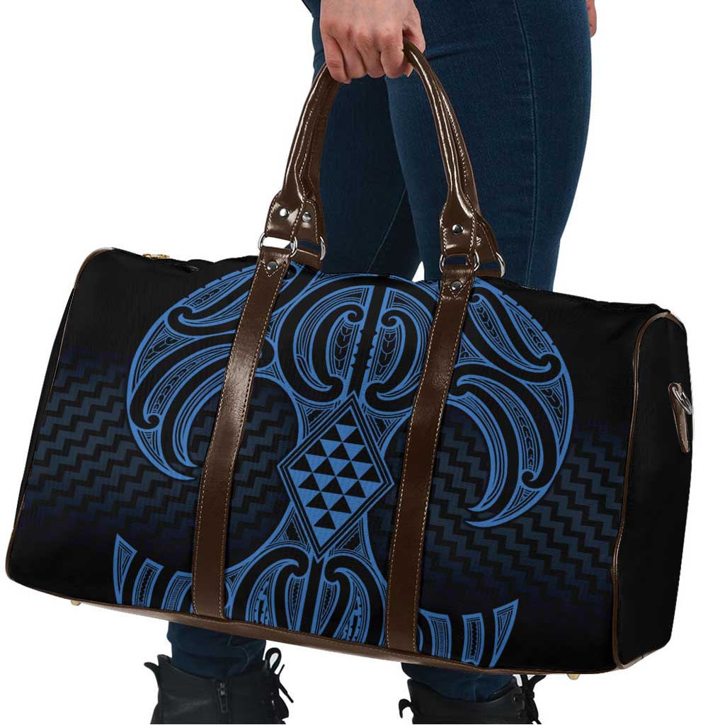 Kikorangi Maori Ta Moko Poutama Art Travel Bag - Aussie Hoodie