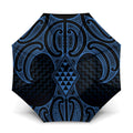 Kikorangi Maori Ta Moko Poutama Art Umbrella - Aussie Hoodie