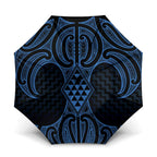 Kikorangi Maori Ta Moko Poutama Art Umbrella - Aussie Hoodie