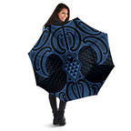 Kikorangi Maori Ta Moko Poutama Art Umbrella - Aussie Hoodie