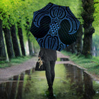 Kikorangi Maori Ta Moko Poutama Art Umbrella - Aussie Hoodie