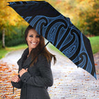 Kikorangi Maori Ta Moko Poutama Art Umbrella - Aussie Hoodie