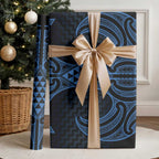 Kikorangi Maori Ta Moko Poutama Art Wrapping Paper - Aussie Hoodie