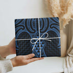 Kikorangi Maori Ta Moko Poutama Art Wrapping Paper - Aussie Hoodie