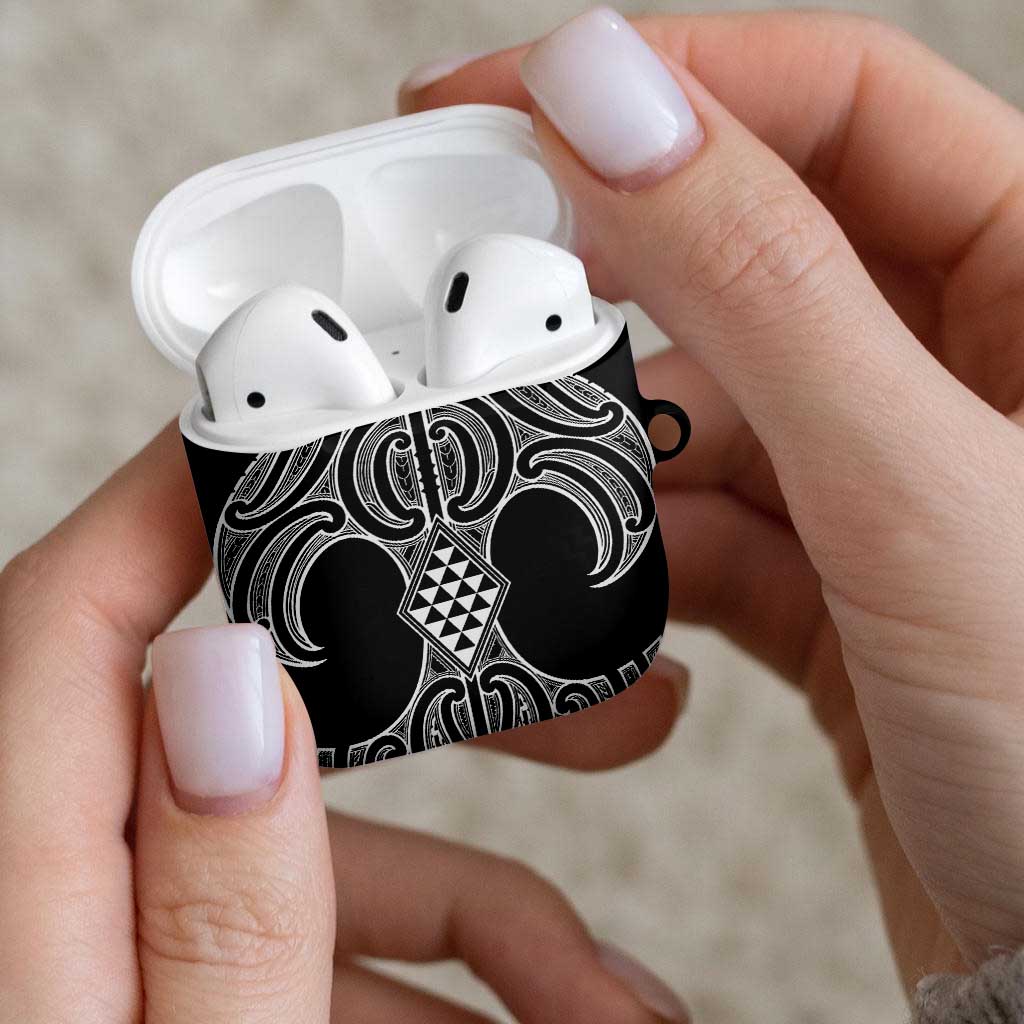 Ma Maori Ta Moko Poutama Art AirPods Case - Aussie Hoodie