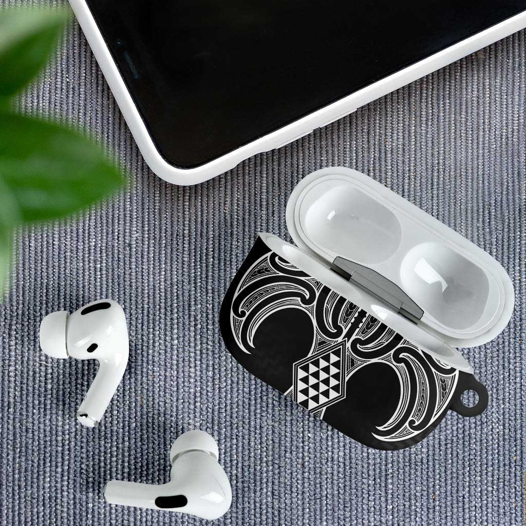 Ma Maori Ta Moko Poutama Art AirPods Case - Aussie Hoodie
