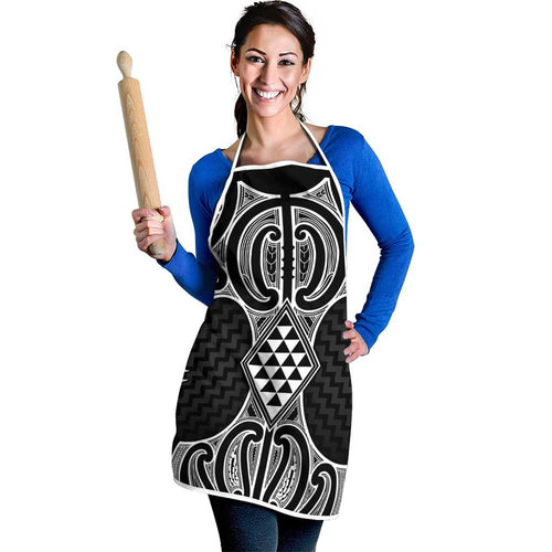 Ma Maori Ta Moko Poutama Art Apron - Aussie Hoodie