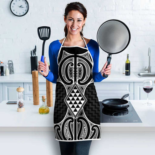 Ma Maori Ta Moko Poutama Art Apron - Aussie Hoodie