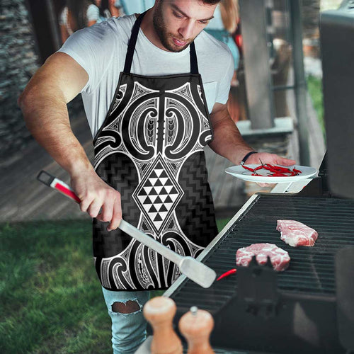 Ma Maori Ta Moko Poutama Art Apron - Aussie Hoodie
