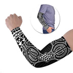 Ma Maori Ta Moko Poutama Art Arm Sleeves - Aussie Hoodie