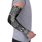 Ma Maori Ta Moko Poutama Art Arm Sleeves - Aussie Hoodie