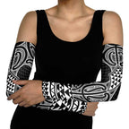 Ma Maori Ta Moko Poutama Art Arm Sleeves - Aussie Hoodie