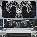 Ma Maori Ta Moko Poutama Art Auto Sun Shade - Aussie Hoodie
