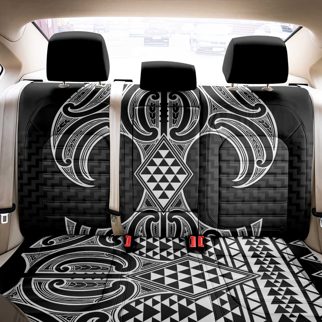 Ma Maori Ta Moko Poutama Art Back Car Seat Cover