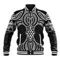 Ma Maori Ta Moko Poutama Art Baseball Jacket