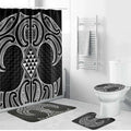 Ma Maori Ta Moko Poutama Art Bathroom Set - Aussie Hoodie