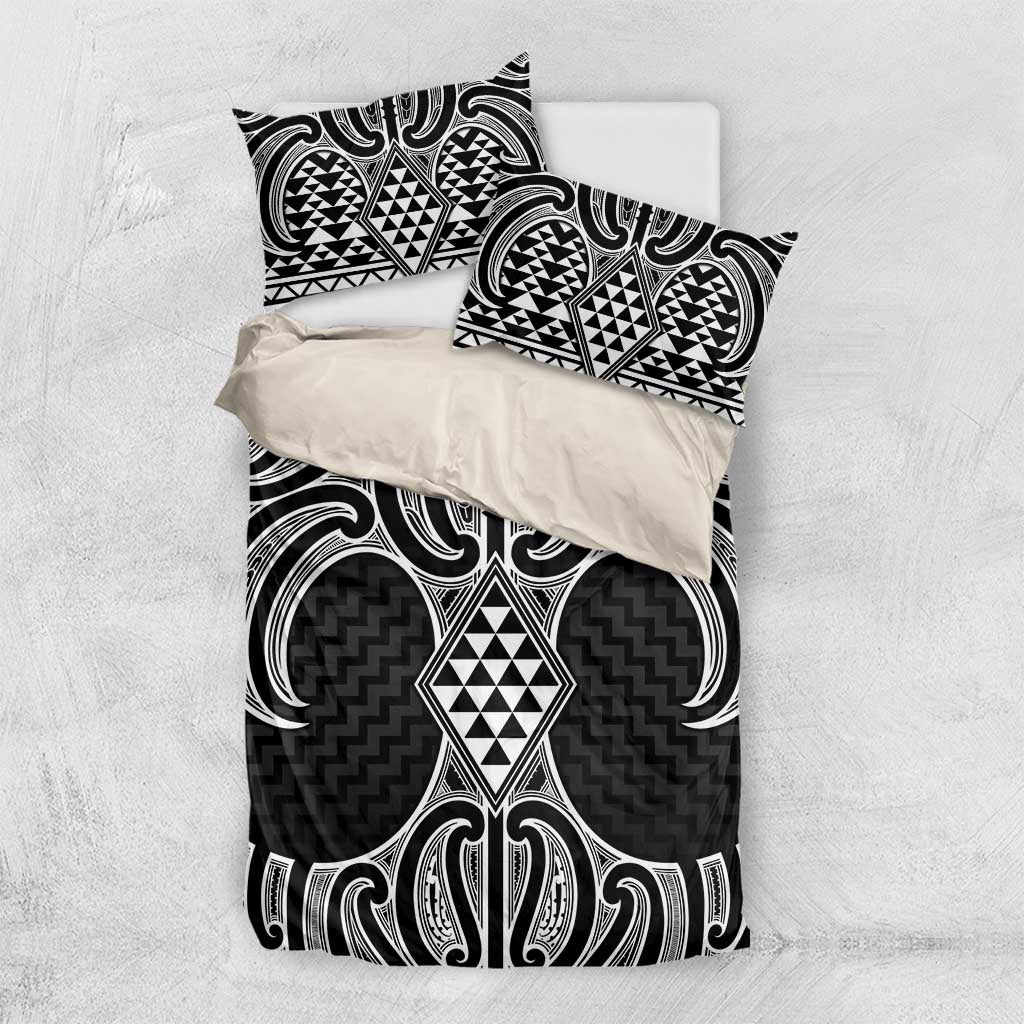Ma Maori Ta Moko Poutama Art Bedding Set