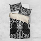 Ma Maori Ta Moko Poutama Art Bedding Set
