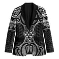 Ma Maori Ta Moko Poutama Art Blazer - Aussie Hoodie
