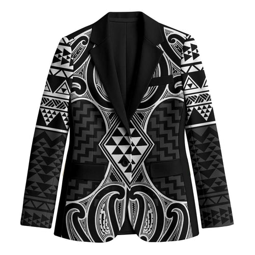 Ma Maori Ta Moko Poutama Art Blazer - Aussie Hoodie