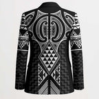 Ma Maori Ta Moko Poutama Art Blazer - Aussie Hoodie