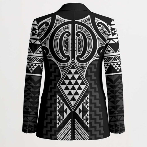 Ma Maori Ta Moko Poutama Art Blazer - Aussie Hoodie