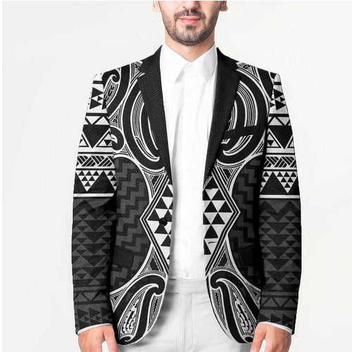 Ma Maori Ta Moko Poutama Art Blazer - Aussie Hoodie