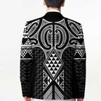 Ma Maori Ta Moko Poutama Art Blazer - Aussie Hoodie