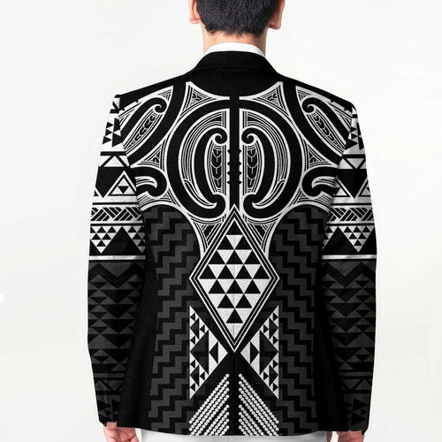 Ma Maori Ta Moko Poutama Art Blazer - Aussie Hoodie