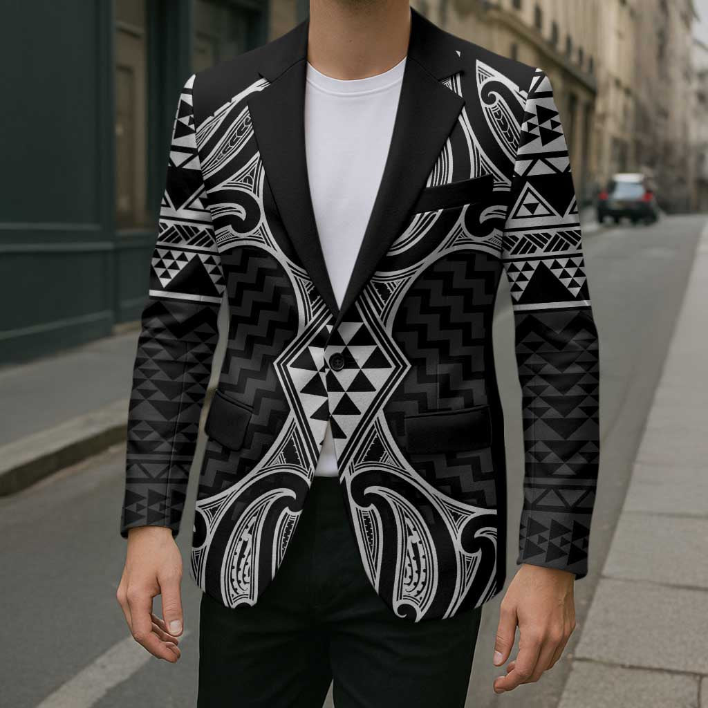 Ma Maori Ta Moko Poutama Art Blazer - Aussie Hoodie