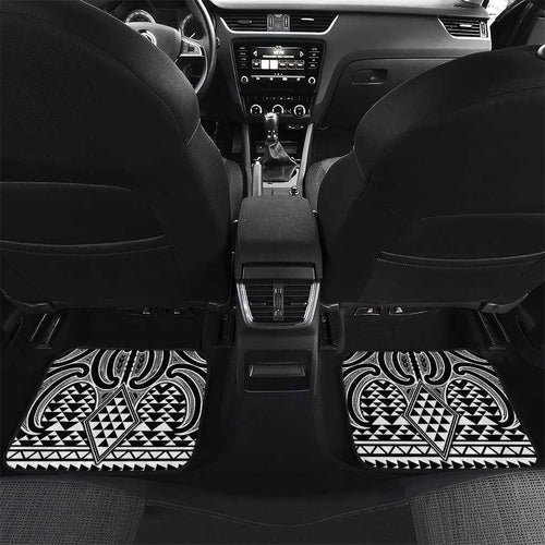 Ma Maori Ta Moko Poutama Art Car Mats