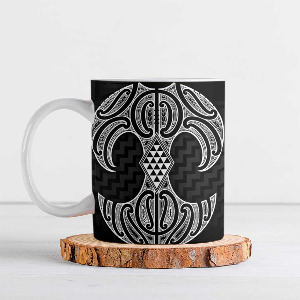 Ma Maori Ta Moko Poutama Art Ceramic Mug - Aussie Hoodie