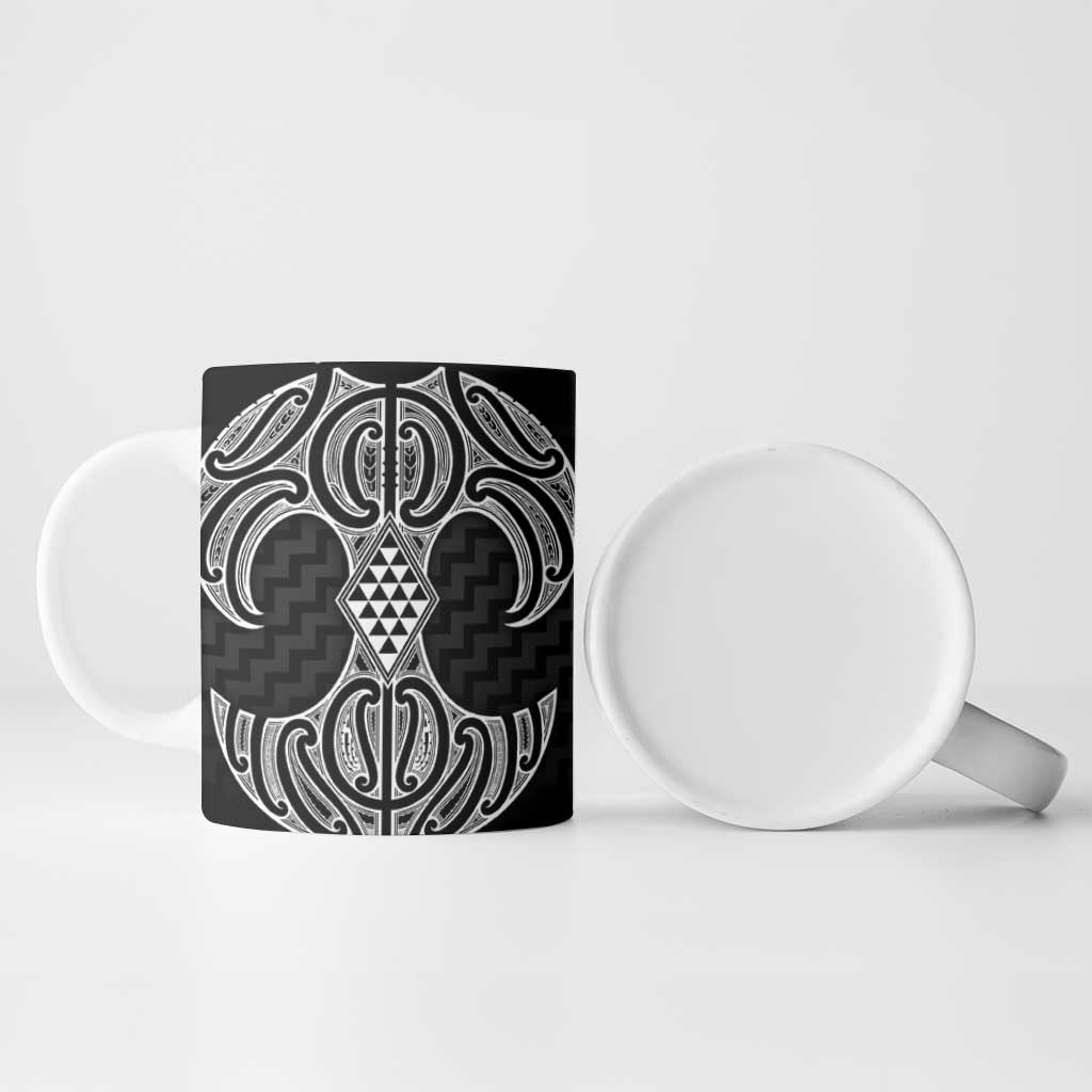 Ma Maori Ta Moko Poutama Art Ceramic Mug - Aussie Hoodie
