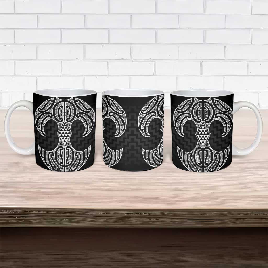 Ma Maori Ta Moko Poutama Art Ceramic Mug - Aussie Hoodie