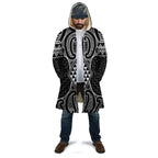 Ma Maori Ta Moko Poutama Art Cloak - Aussie Hoodie