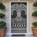 Ma Maori Ta Moko Poutama Art Door Cover - Aussie Hoodie