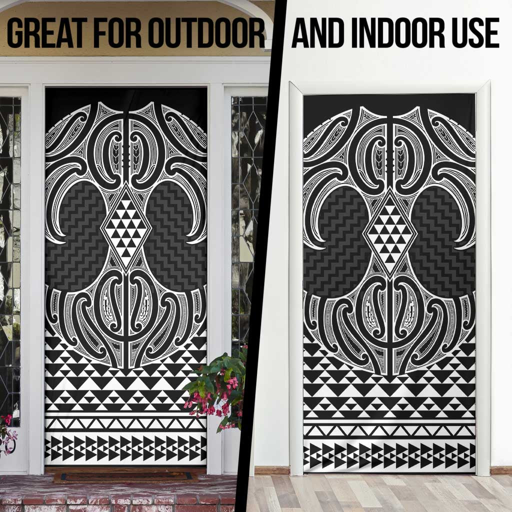 Ma Maori Ta Moko Poutama Art Door Cover - Aussie Hoodie