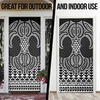 Ma Maori Ta Moko Poutama Art Door Cover - Aussie Hoodie