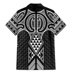 Ma Maori Ta Moko Poutama Art Family Matching Mermaid Dress and Hawaiian Shirt