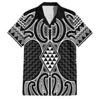 Ma Maori Ta Moko Poutama Art Family Matching Tank Maxi Dress and Hawaiian Shirt