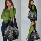 Ma Maori Ta Moko Poutama Art Grocery Bag